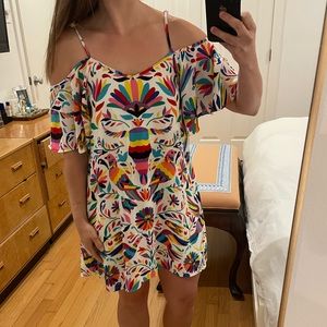 Judith march otomi cold shoulder dress